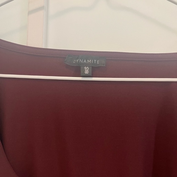 Dynamite Maren Square Neck LS Bodysuit | Size L - Picture 4 of 4